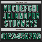 Custom Stitched Black Kelly Green-White Baseball Pullover Sweatshirt Hoodie