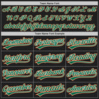 Custom Stitched Black Kelly Green Orange-White Baseball Pullover Sweatshirt Hoodie