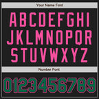 Custom Stitched Black Kelly Green-Pink Baseball Pullover Sweatshirt Hoodie