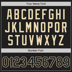 Custom Stitched Black Cream Baseball Pullover Sweatshirt Hoodie