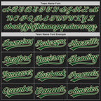 Custom Stitched Black Green-Cream Baseball Pullover Sweatshirt Hoodie