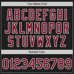 Custom Stitched Black Crimson-White Baseball Pullover Sweatshirt Hoodie
