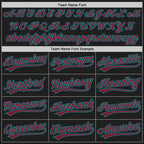 Custom Stitched Black Crimson-Teal Baseball Pullover Sweatshirt Hoodie