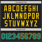 Custom Stitched Black Teal-Yellow Baseball Pullover Sweatshirt Hoodie