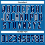 Custom Blue Navy-White Hockey Jersey