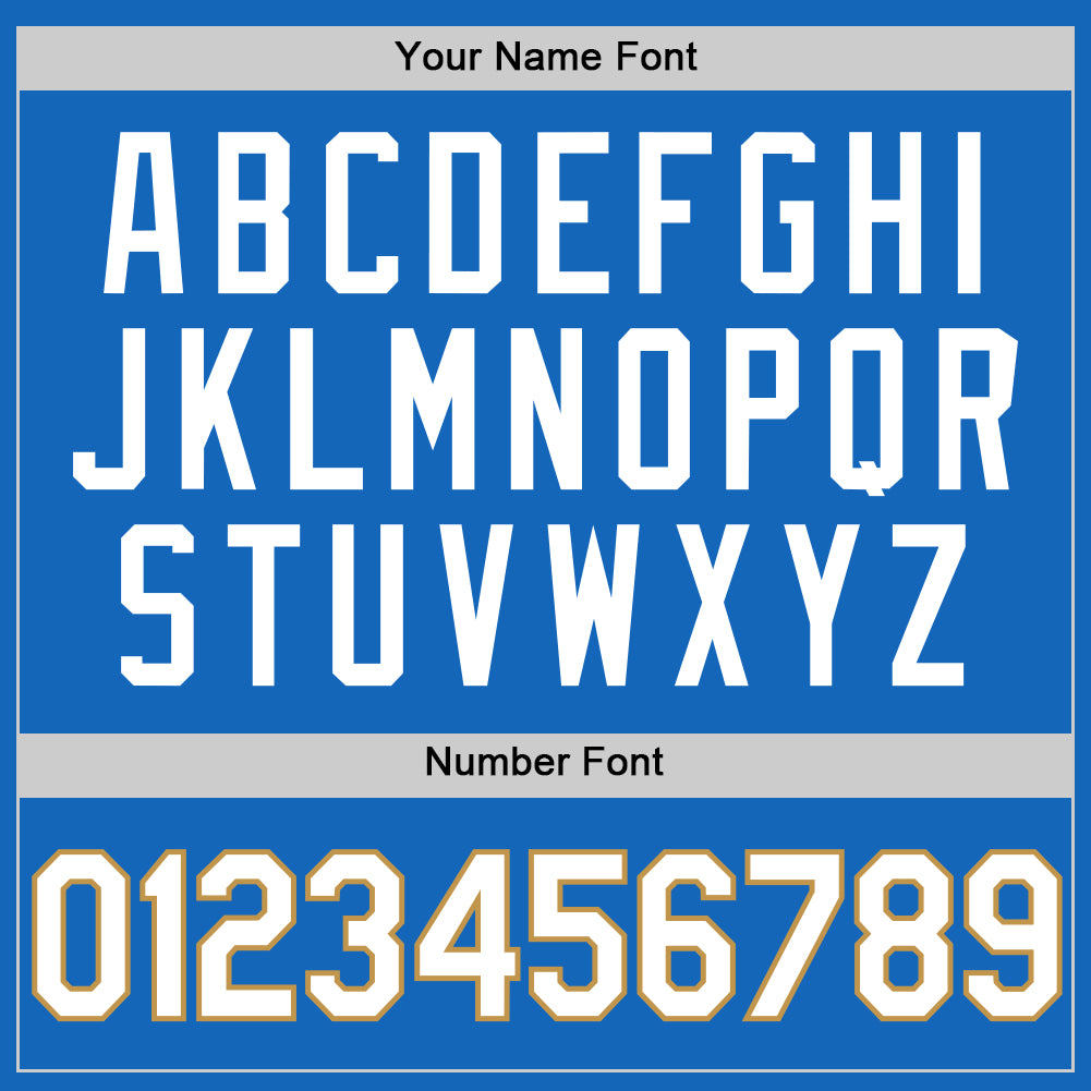 Custom Blue White-Old Gold Authentic Throwback Basketball Jersey