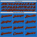 Custom Blue Black-Orange Authentic Throwback Basketball Jersey