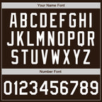 Custom Stitched Brown White-Brown Baseball Pullover Sweatshirt Hoodie