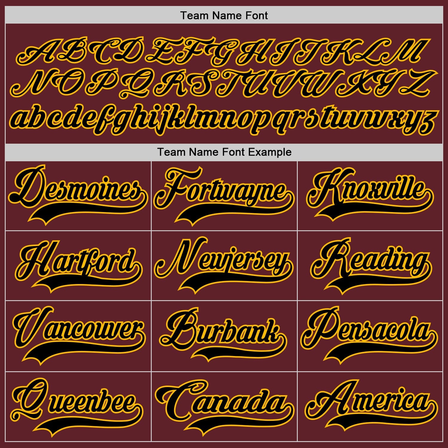 Custom Burgundy Black-Gold Hockey Jersey