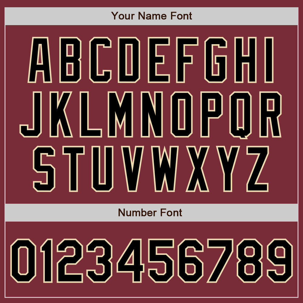 Custom Stitched Burgundy Black-Cream Baseball Pullover Sweatshirt Hoodie