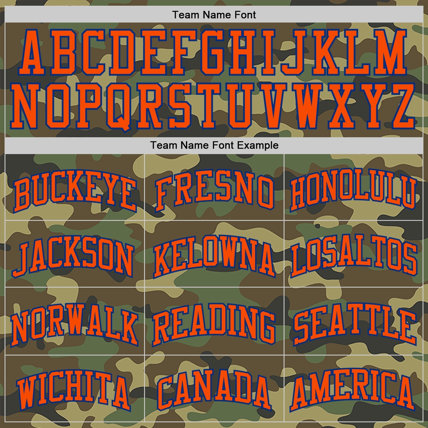 Custom Camo Orange-Royal Authentic Salute To Service Basketball Jersey