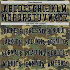 Custom Camo Black-Gray Authentic Salute To Service Basketball Jersey