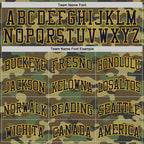 Custom Camo Navy-Gold Authentic Salute To Service Basketball Jersey