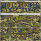 Custom Camo Royal-Gold Authentic Salute To Service Basketball Jersey