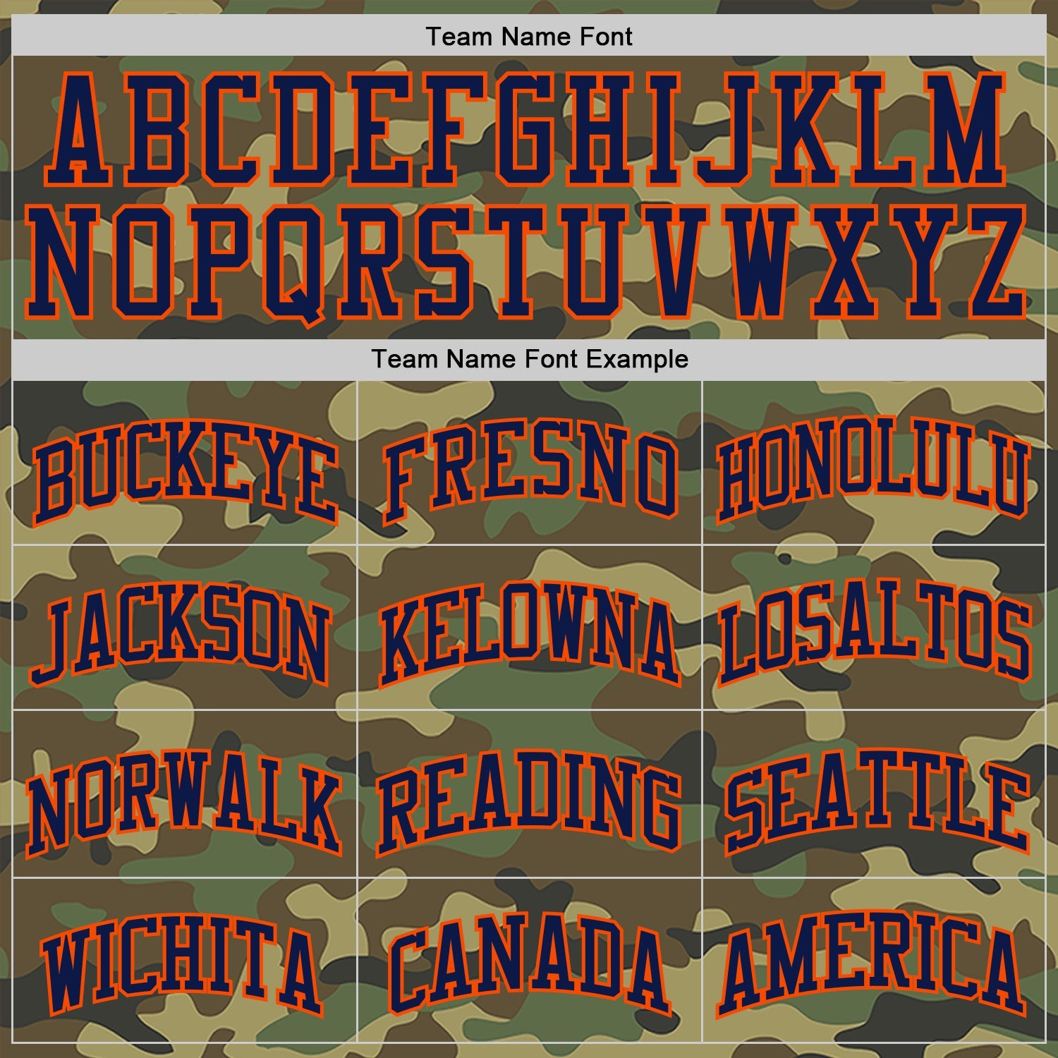 Custom Camo Navy-Orange Authentic Salute To Service Basketball Jersey