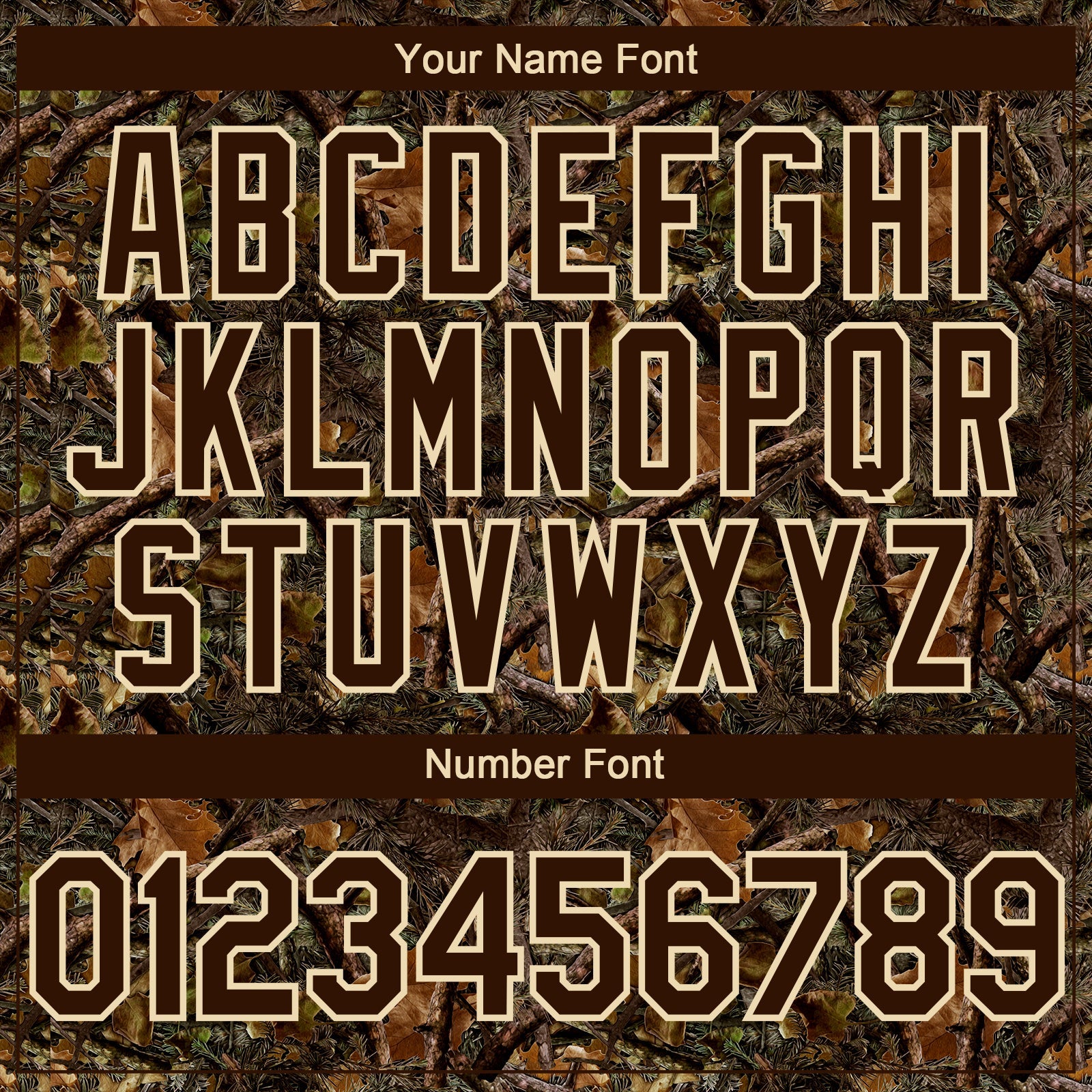 Custom Camo Brown-Cream 3D Woodland Camo Authentic Salute To Service Baseball Jersey