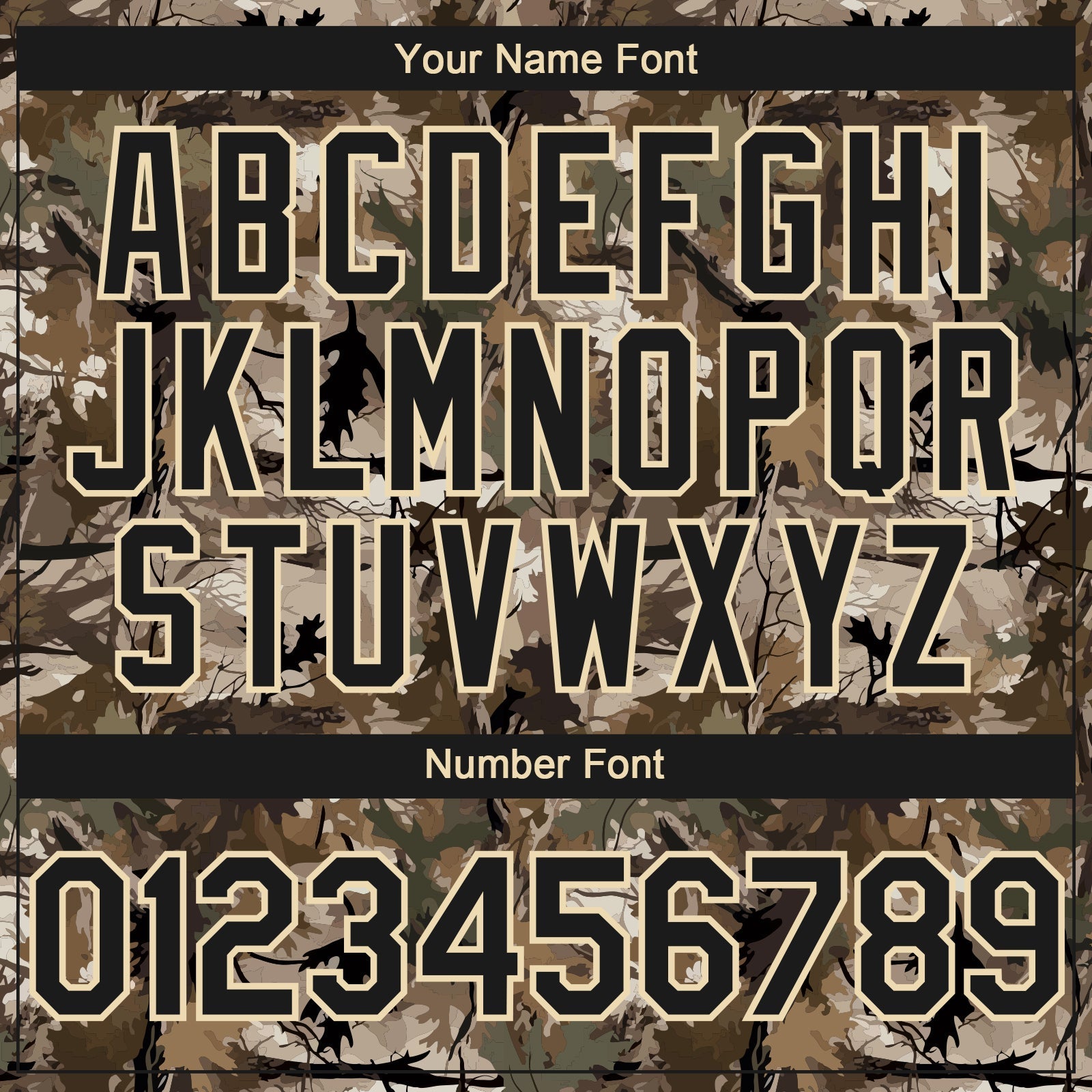 Custom Camo Black-Cream 3D Woodland Camo Authentic Salute To Service Baseball Jersey