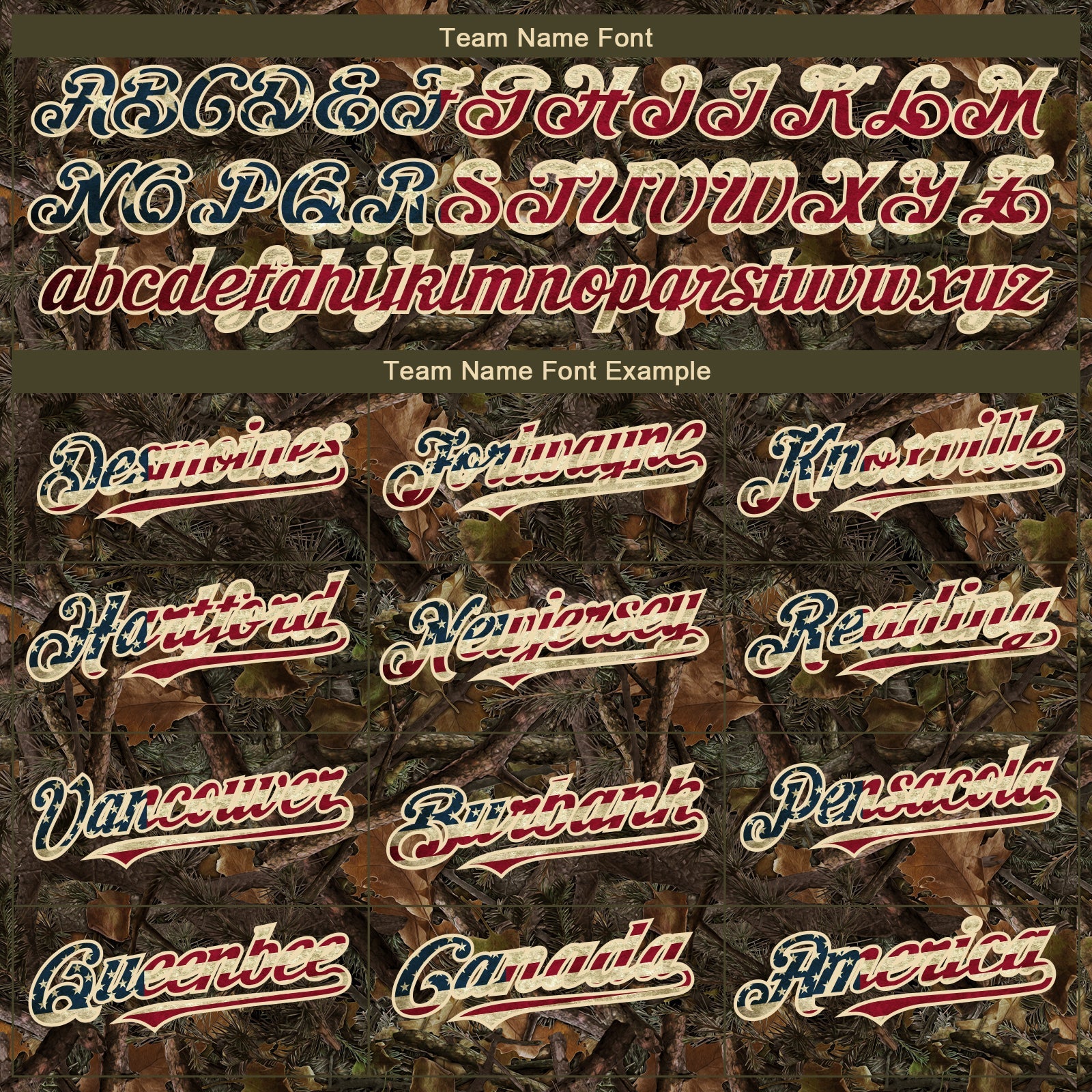 Custom Camo Vintage USA Flag-Cream 3D Woodland Camo Authentic Salute To Service Baseball Jersey