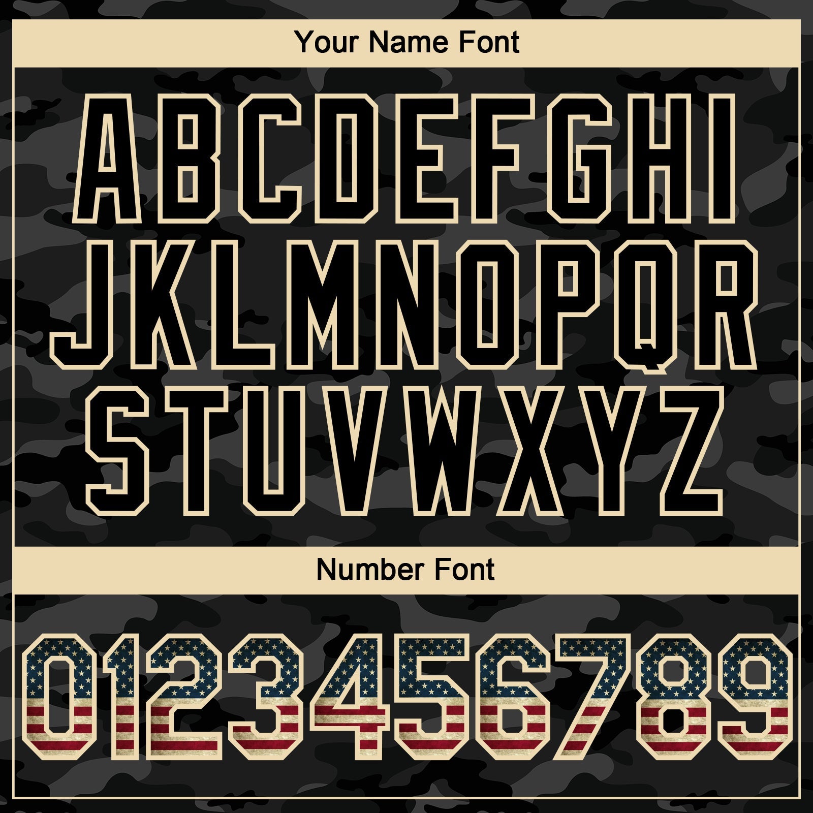 Custom Camo Vintage USA Flag-Cream 3D Authentic Salute To Service Baseball Jersey