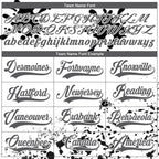 Custom Camo Steel Gray Black-White Splash Hockey Lace Neck Jersey