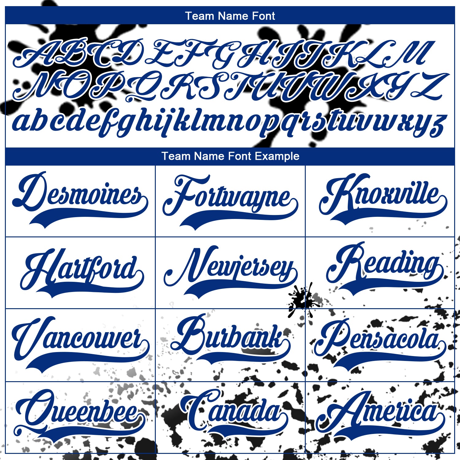 Custom Camo Royal Black-White Splash Hockey Lace Neck Jersey