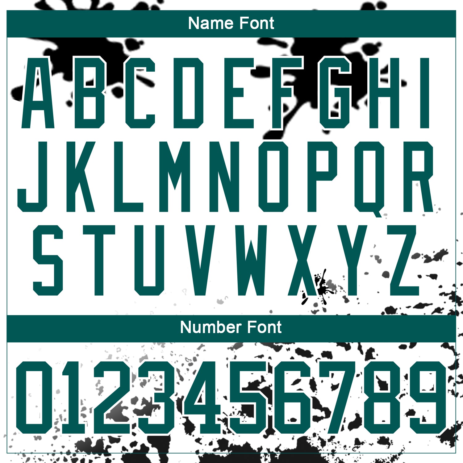 Custom Camo Midnight Green Black-White Splash Hockey Lace Neck Jersey