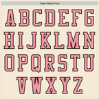 Custom Cream Medium Pink-Black Authentic Baseball Jersey