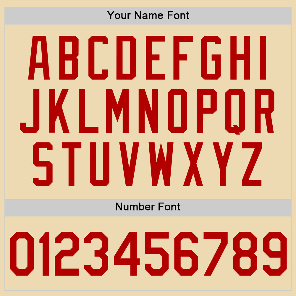 Custom Cream Red Authentic Throwback Basketball Jersey