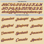 Custom Cream Purple-Gold Authentic Throwback Basketball Jersey