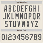 Custom Cream Steel Gray Authentic Baseball Jersey