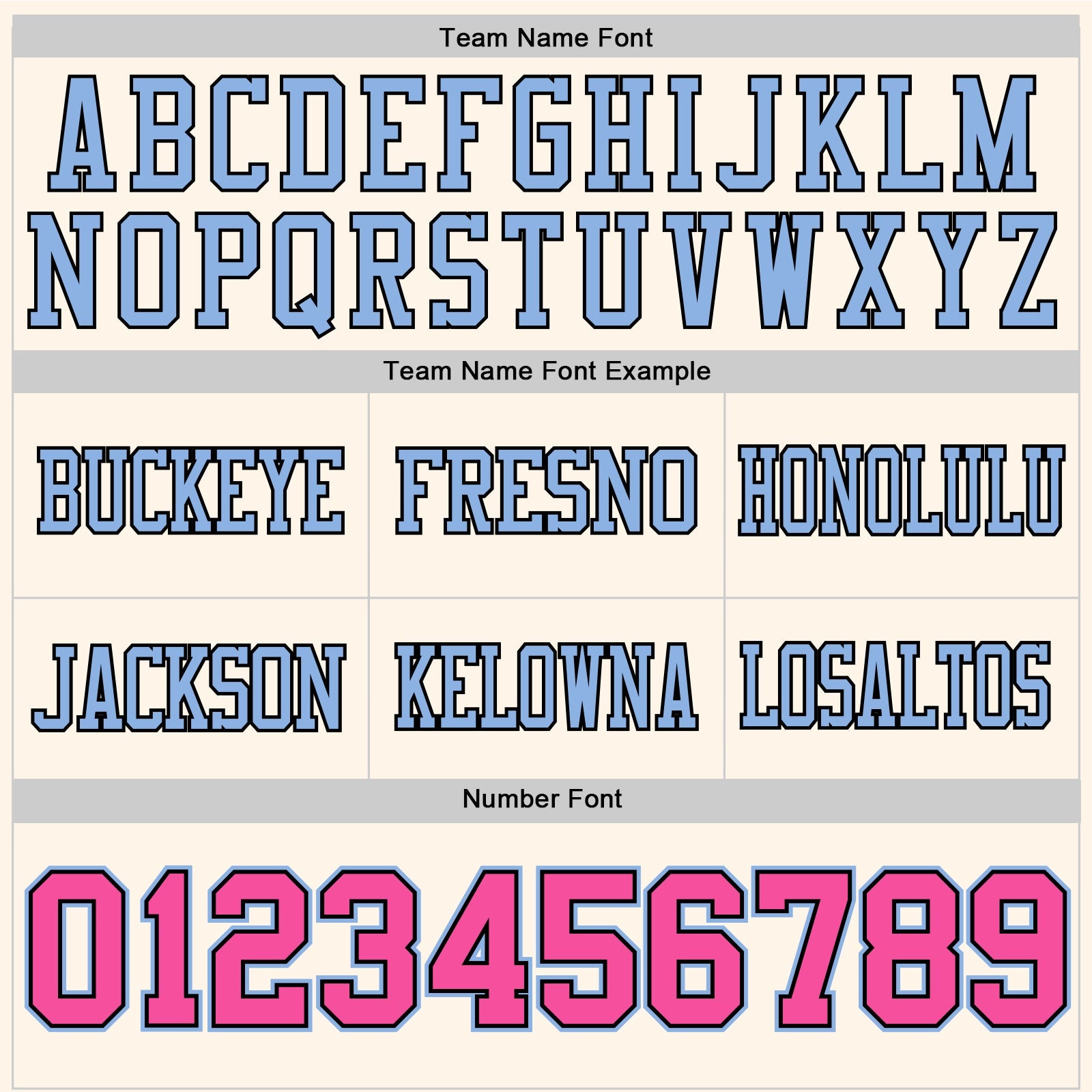 Custom Cream Pink Black-Light Blue Authentic Football Jersey