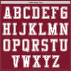 Custom Crimson White Authentic Baseball Jersey