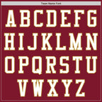 Custom Crimson White-Old Gold Authentic Baseball Jersey