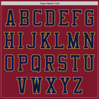 Custom Crimson Old Gold-Navy Authentic Baseball Jersey