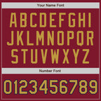 Custom Crimson Old Gold-Navy Authentic Baseball Jersey