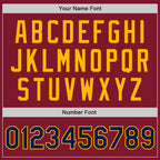 Custom Stitched Crimson Navy-Gold Baseball Pullover Sweatshirt Hoodie