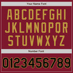 Custom Stitched Crimson Black-Old Gold Baseball Pullover Sweatshirt Hoodie