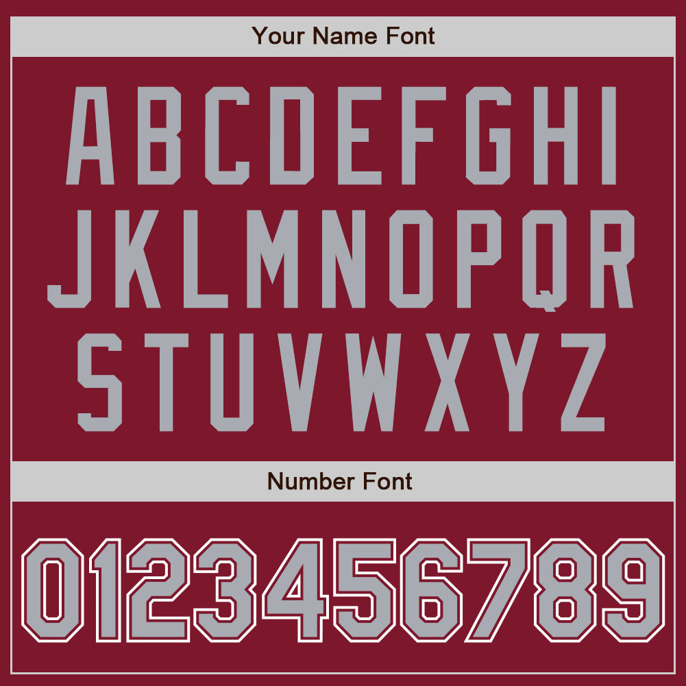 Custom Stitched Crimson Gray-White Baseball Pullover Sweatshirt Hoodie