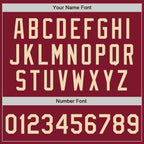 Custom Stitched Crimson Cream-Crimson Baseball Pullover Sweatshirt Hoodie