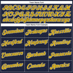 Custom Women's Navy Crimson-Gold V-Neck Cropped Baseball Jersey