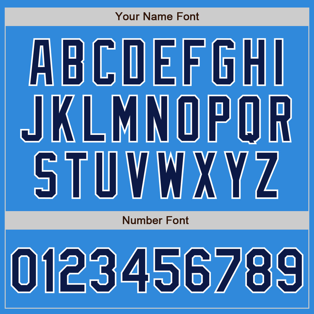 Custom Electric Blue Navy-White Authentic Baseball Jersey