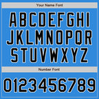 Custom Electric Blue Black-White Authentic Baseball Jersey