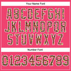 Custom Stitched Neon Pink Black-White Fade Fashion Leopard Print Sports Pullover Sweatshirt Hoodie