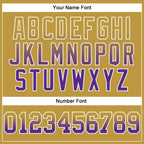 Custom Stitched Old Gold Purple-White Fade Fashion Arrow Sports Pullover Sweatshirt Hoodie