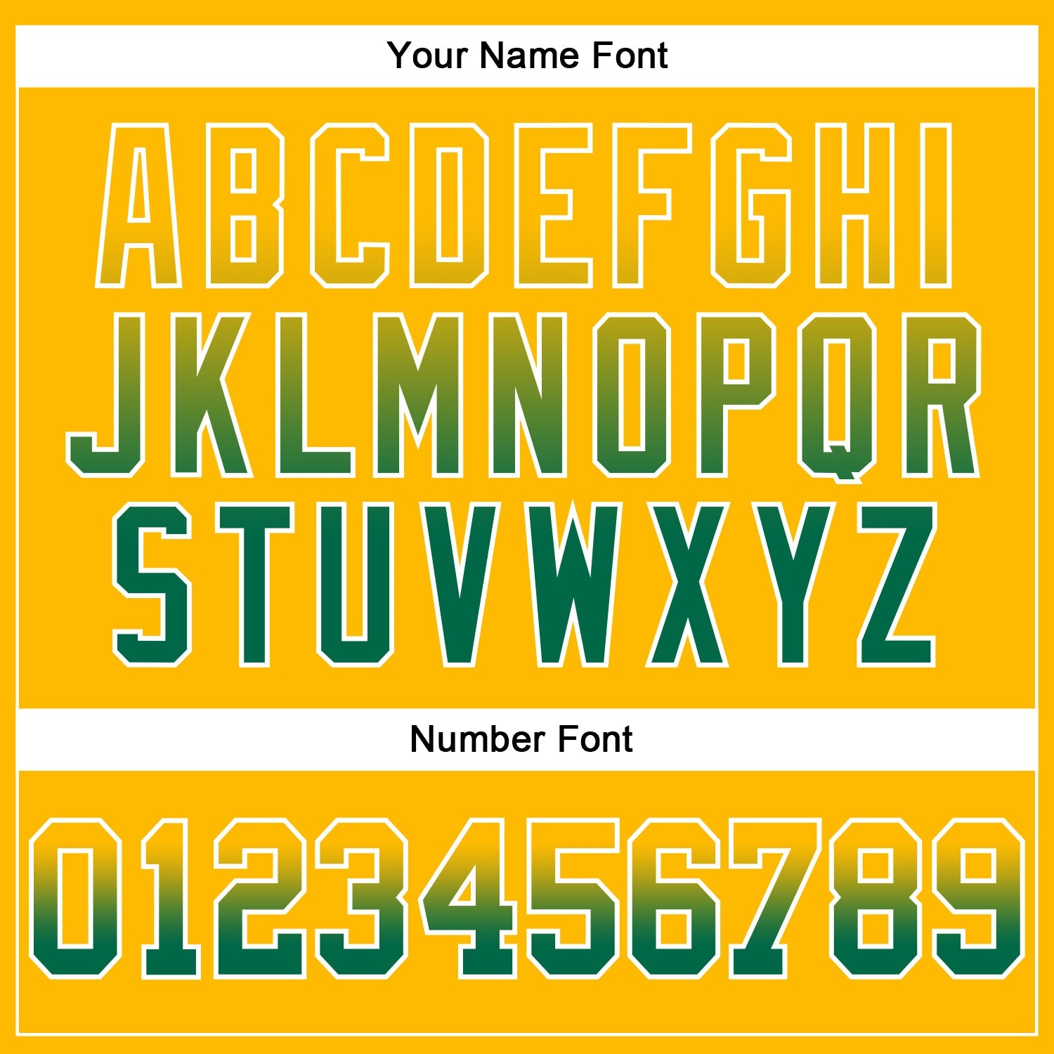 Custom Stitched Gold Kelly Green-White Fade Fashion Arrow Sports Pullover Sweatshirt Hoodie