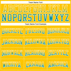 Custom Stitched Yellow Teal-White Fade Fashion Arrow Sports Pullover Sweatshirt Hoodie