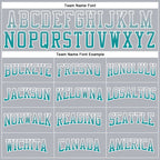 Custom Stitched Gray Teal-White Fade Fashion Arrow Sports Pullover Sweatshirt Hoodie