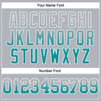 Custom Stitched Gray Teal-White Fade Fashion Arrow Sports Pullover Sweatshirt Hoodie