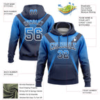 Custom Stitched Powder Blue Navy-White Fade Fashion Arrow Sports Pullover Sweatshirt Hoodie