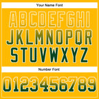 Custom Stitched Gold Green-White Fade Fashion Arrow Sports Pullover Sweatshirt Hoodie